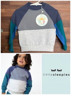 🎉HP!🎉Little Sleepies Crewneck Sweatshirt 12-18